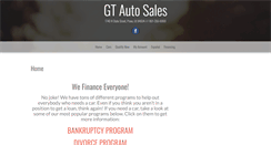 Desktop Screenshot of gtautosales.com